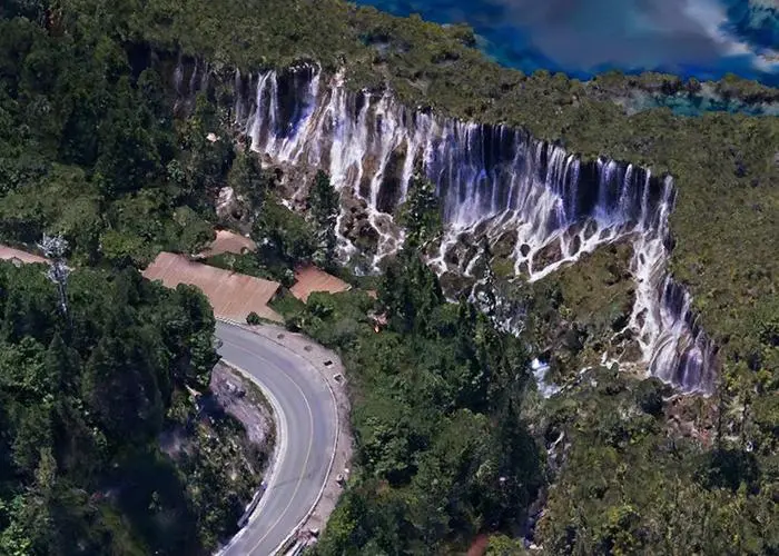 四川景区倾斜摄影航拍