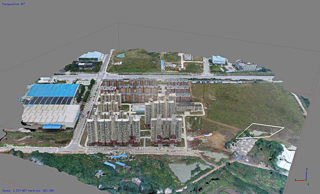 四川正射影像与斜摄影影像的区别